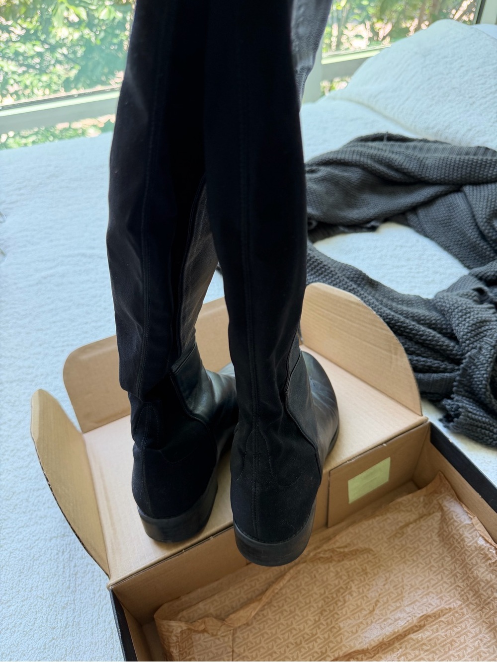 Stuart weitzman 5050 Black Over-The-Knee Boots - Picture 4 of 8